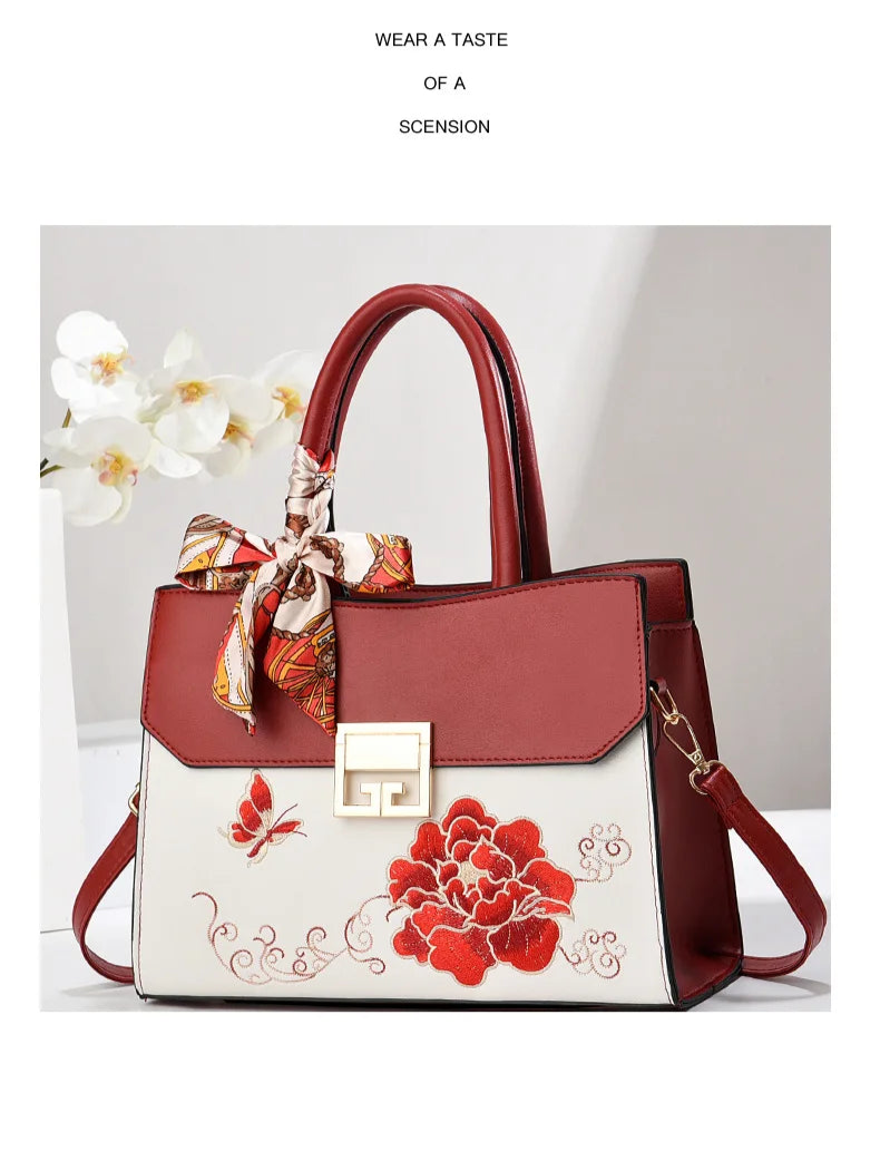 Embroidered Women's Bag Fashion Crossbody bags High Style Versatile Large Capacity Shoulder Handbag Designer Bag