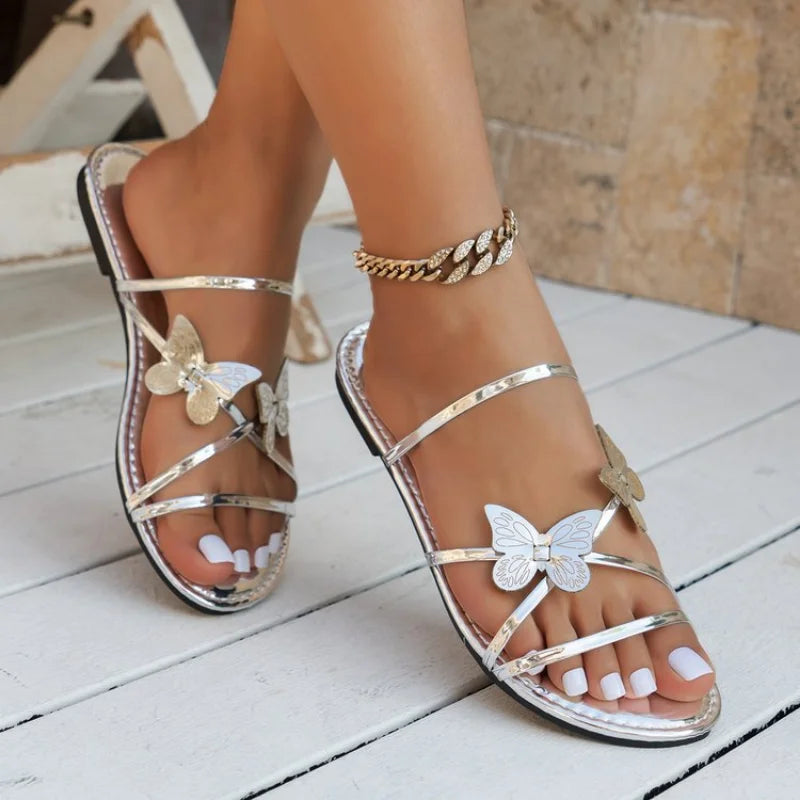 Women Flat Bow Slippers Luxury Flat Shoes Summer Outdoor Flip Flops Sandals 2024 Fashion New Dress Beach Slides Zapatillas Mujer Natalia Home Fashion Natalia Home Fashion