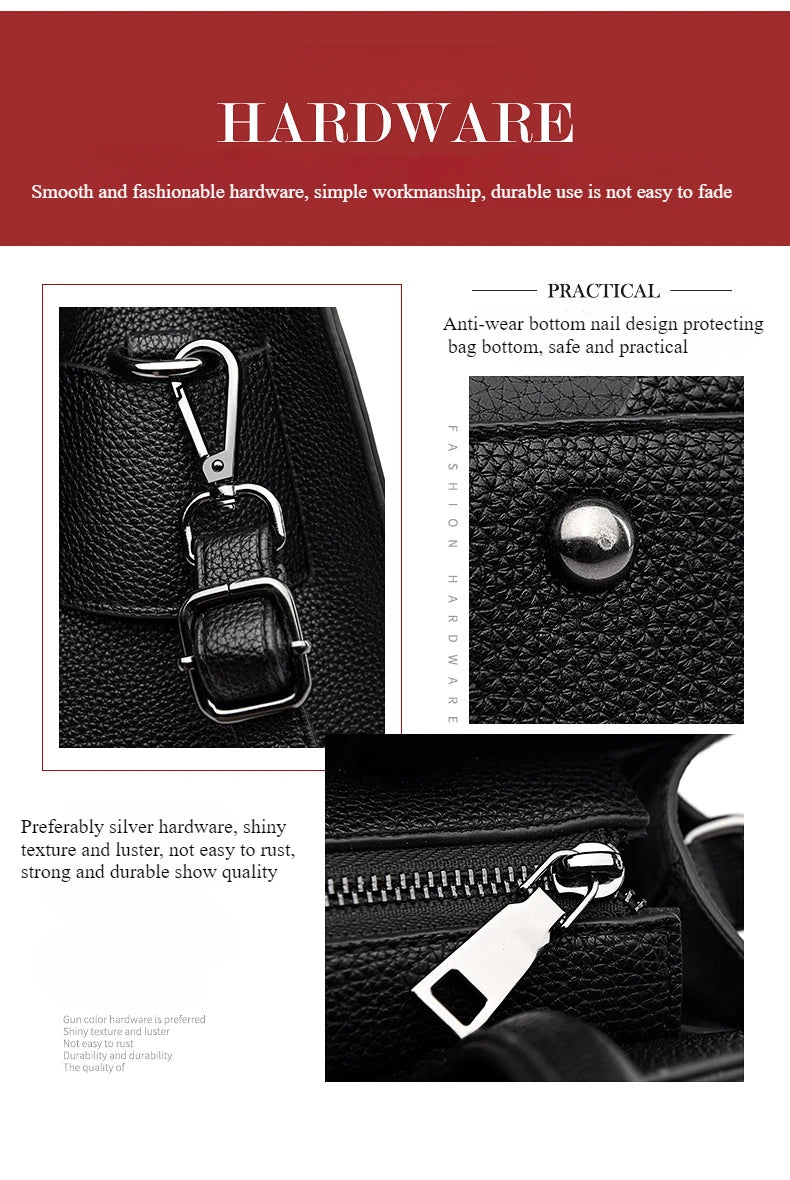 Bags for Women Trend Large-capacity Tote Bag, High Quality PU Leather Women's Retro Fashion Letter Handbag, Shoulder Bag