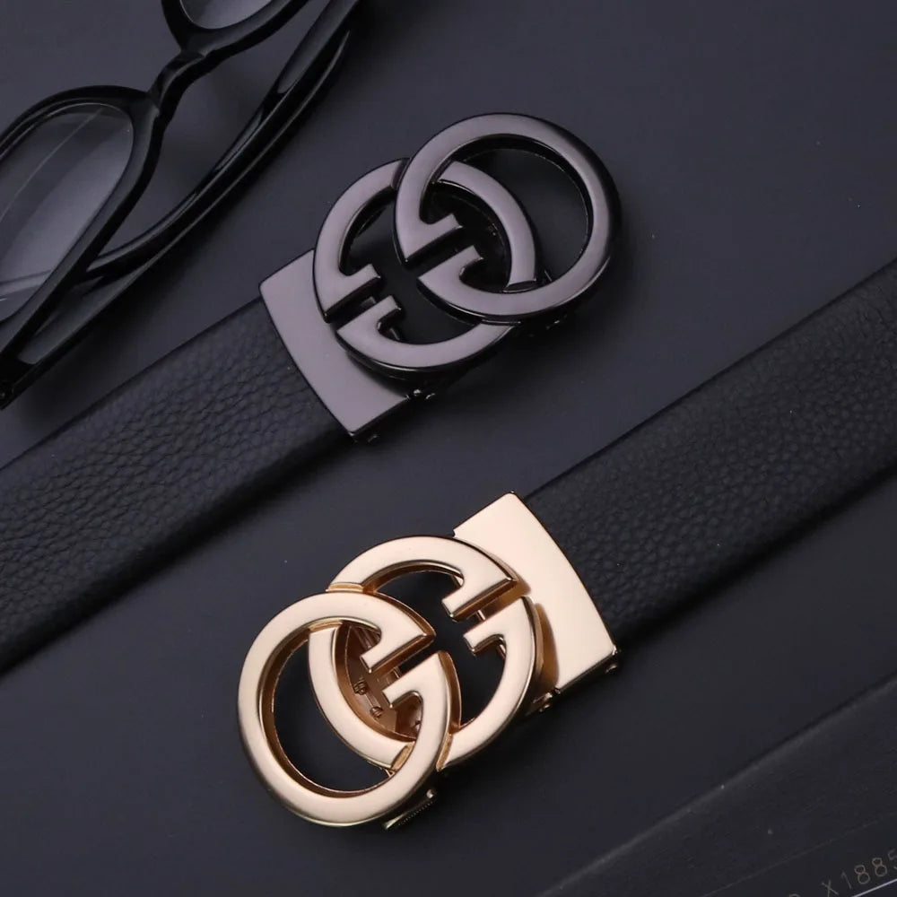 Business Men Belts Luxury Brand Famous Genuine Leather Male Belts for Women High Quality Designers Double G Buckle jeans Strap Natalia Home Fashion Natalia Home Fashion