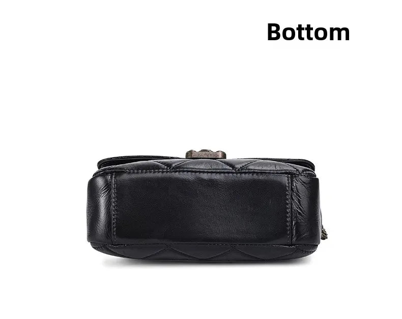 Chic Argyll Women's Crossbody Bag Trendy Autumn/Winter Vintage High-End Feel Versatile Small Square Bag