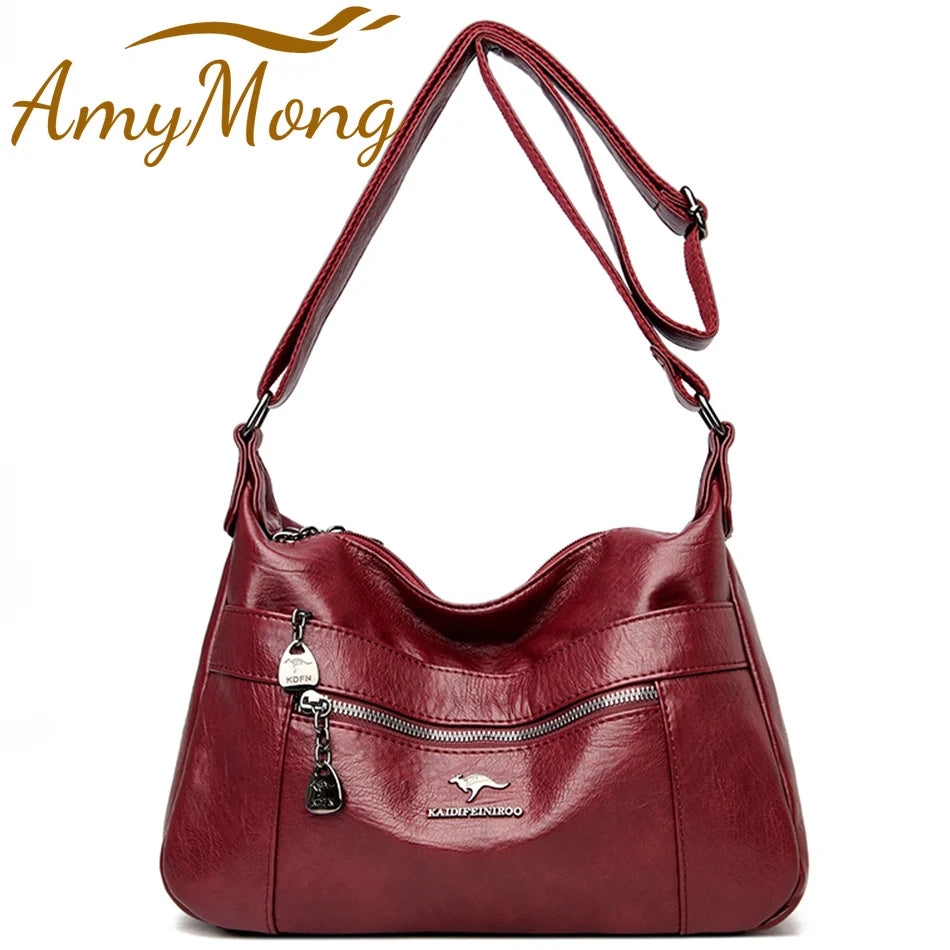 Genuine Brand Leather Sac Luxury Handbags Purses Women Bags Designer Shoulder Crossbody Messenger Bags Female Hand Bag