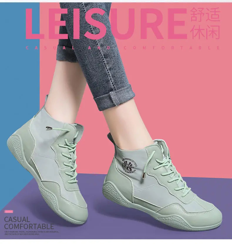 Spring Summer High-top Canvas Shoes Thin Breathable All-match Korean Shoes Trend Women Sneakers