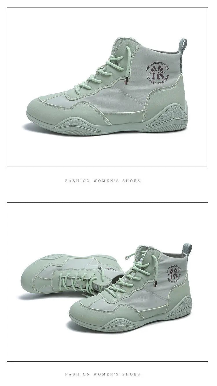 Spring Summer High-top Canvas Shoes Thin Breathable All-match Korean Shoes Trend Women Sneakers