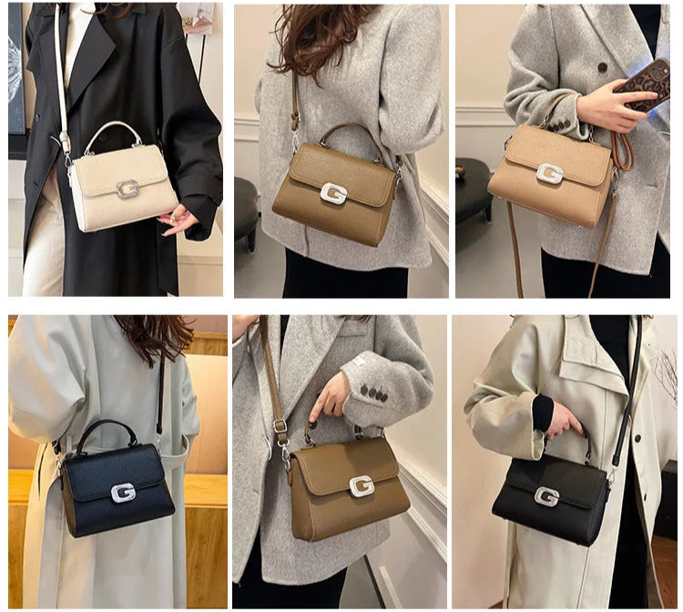 Women's Premium Minimalist Tote Bag - Stylish Shoulder/Crossbody Bag, Classic Large Capacity for Commuting