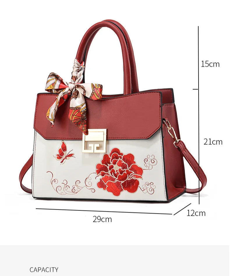 Embroidered Women's Bag Fashion Crossbody bags High Style Versatile Large Capacity Shoulder Handbag Designer Bag