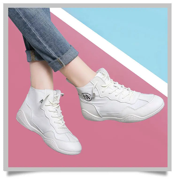 Spring Summer High-top Canvas Shoes Thin Breathable All-match Korean Shoes Trend Women Sneakers