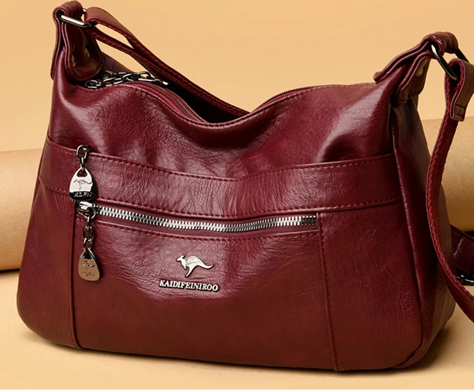 Genuine Brand Leather Sac Luxury Handbags Purses Women Bags Designer Shoulder Crossbody Messenger Bags Female Hand Bag