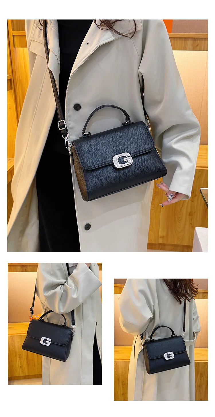 Women's Premium Minimalist Tote Bag - Stylish Shoulder/Crossbody Bag, Classic Large Capacity for Commuting
