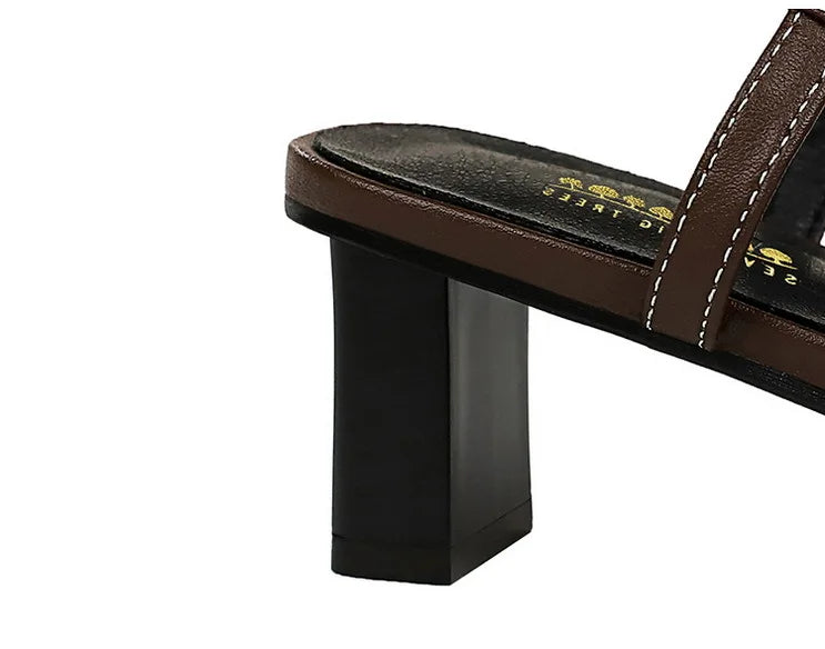 Design Shallow Women Pumps Pointed Toe Sling backs Sandals Elegant Office Work Thin High Heels Shoe Retro Shoes Women