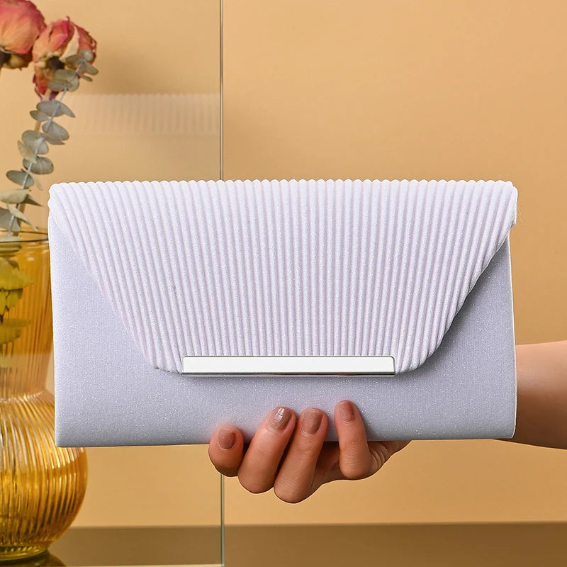 Fashion Elegant Clutch Bag Chain Dinner Bag Bride Bridesmaid Lady Handbag
