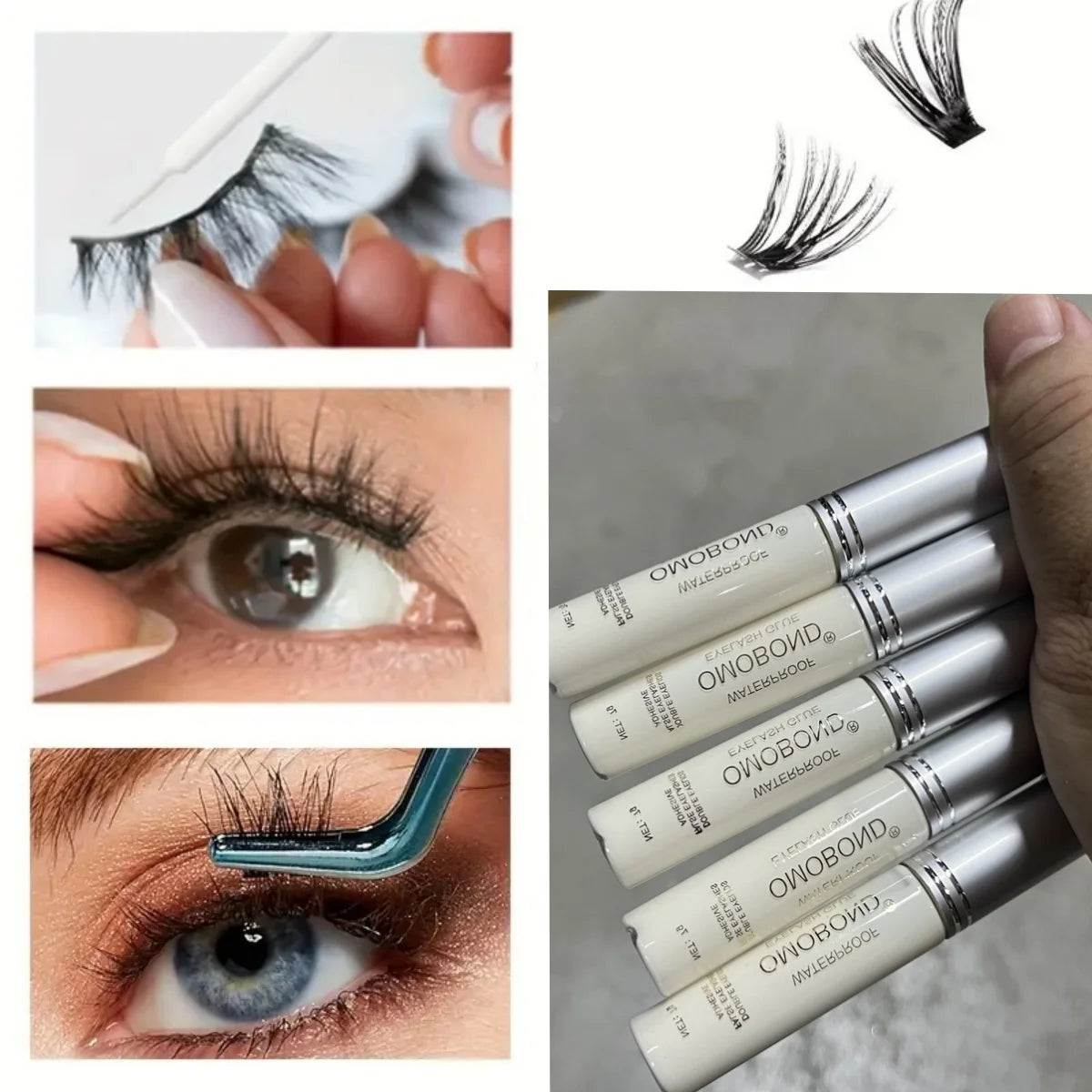 7G Long-Lasting Super Strong Styling Eyelash Glue Waterproof Natural Look Non-Irritating Quick-Drying Applicator for DIY Eyelash Natalia Home Fashion Natalia Home Fashion