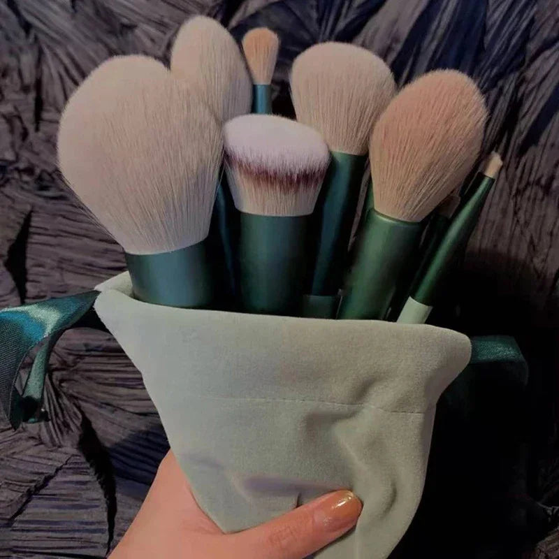 13Pcs Soft Fluffy Makeup Brushes Set for Cosmetics Foundation Blush Powder Eyeshadow Kabuki Blending Makeup Brush Beauty Tool Natalia Home Fashion Natalia Home Fashion