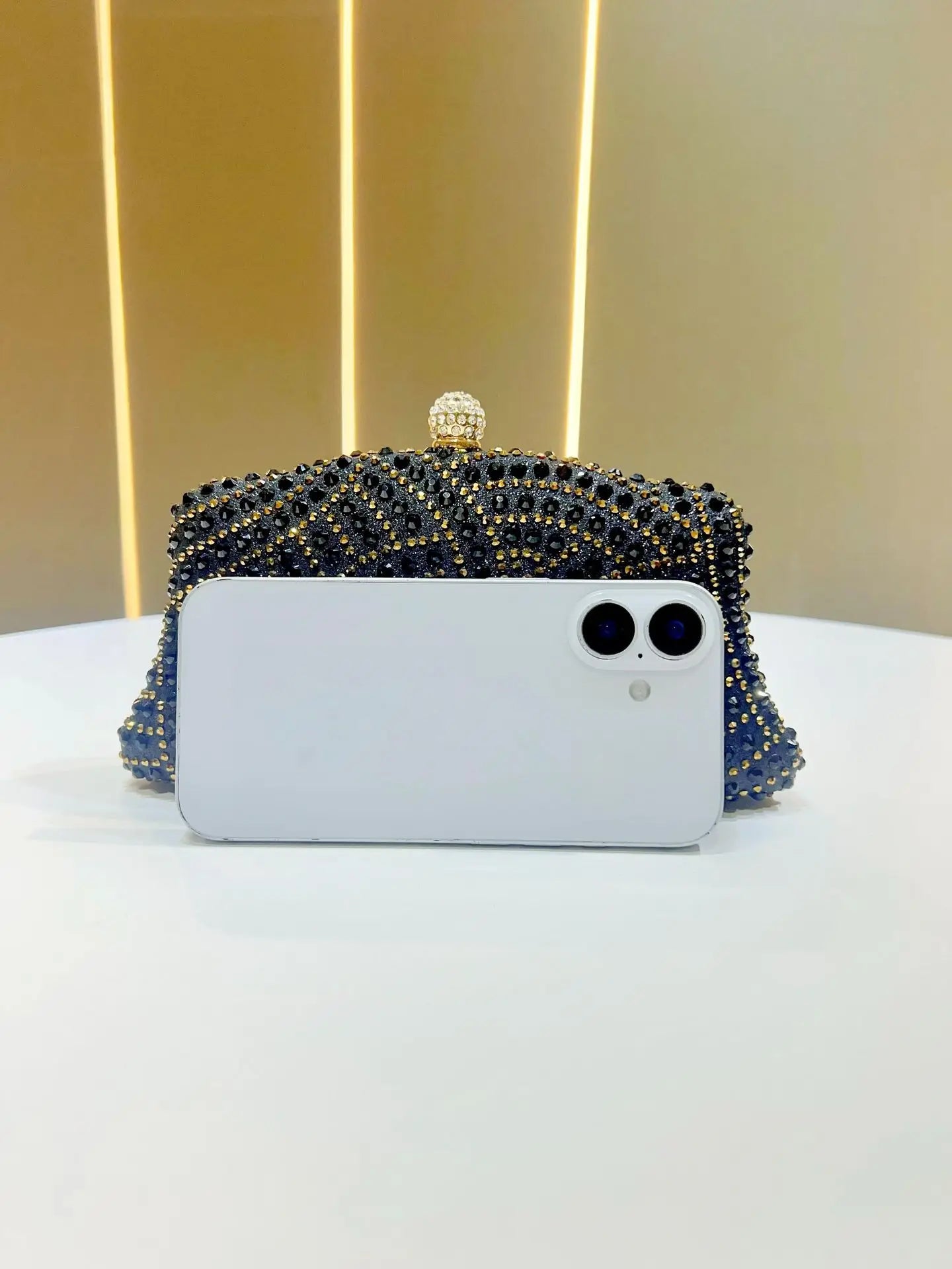 Women's Bags Women's Shiny Rhinestone Dinner Bags Can Be Matched With Dress Clutch Bags Fashion Temperament Elegant Clutch Bag