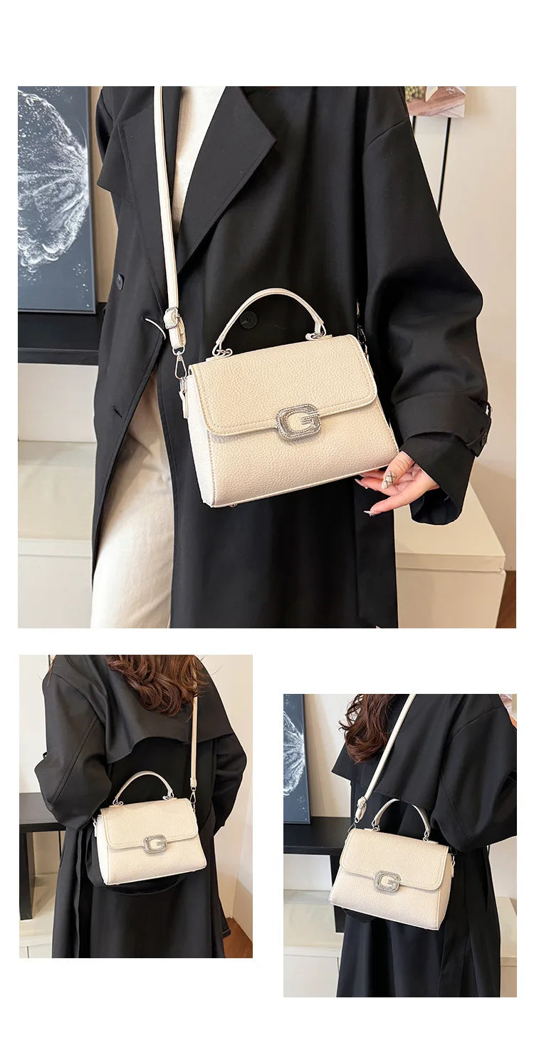 Women's Premium Minimalist Tote Bag - Stylish Shoulder/Crossbody Bag, Classic Large Capacity for Commuting