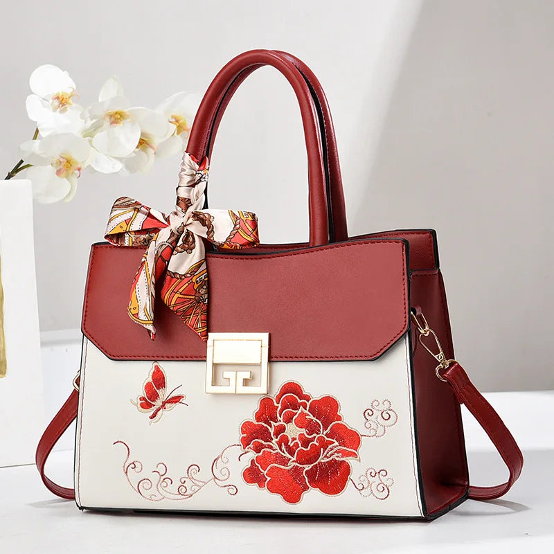 Embroidered Women's Bag Fashion Crossbody bags High Style Versatile Large Capacity Shoulder Handbag Designer Bag