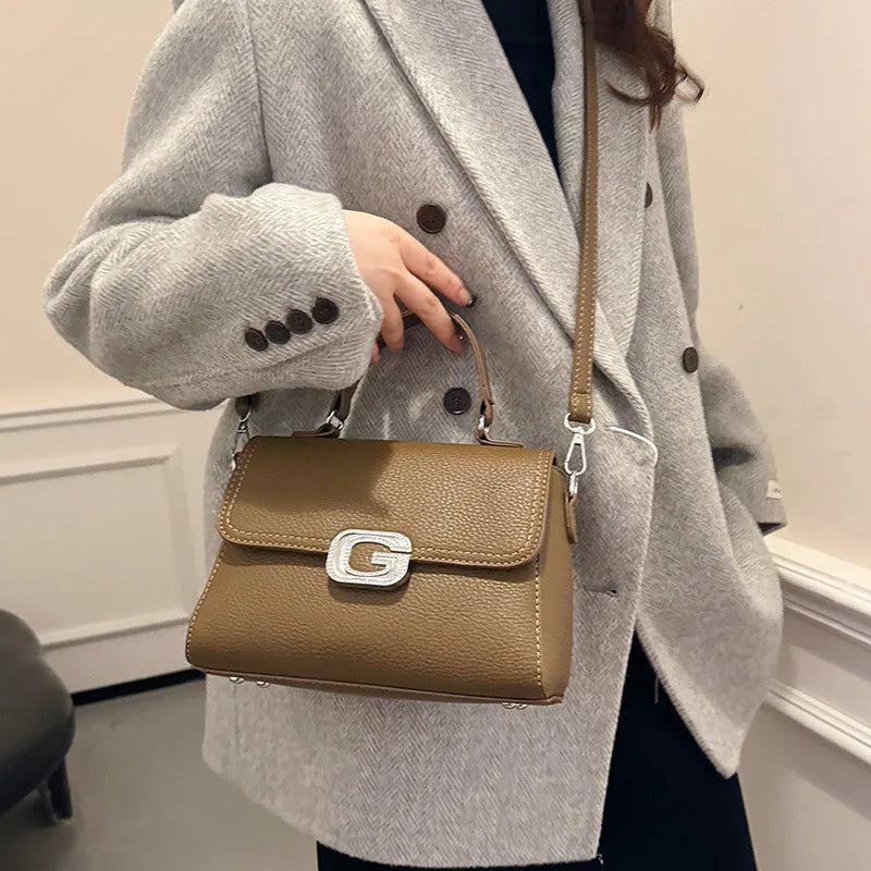 Women's Premium Minimalist Tote Bag - Stylish Shoulder/Crossbody Bag, Classic Large Capacity for Commuting