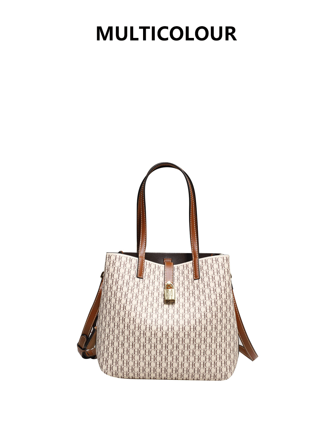 Premium Versatile Leather Crossbody Bag Ladies Large Capacity Daily Commuter Tote Bag Letter Print Design Ladies Fashio