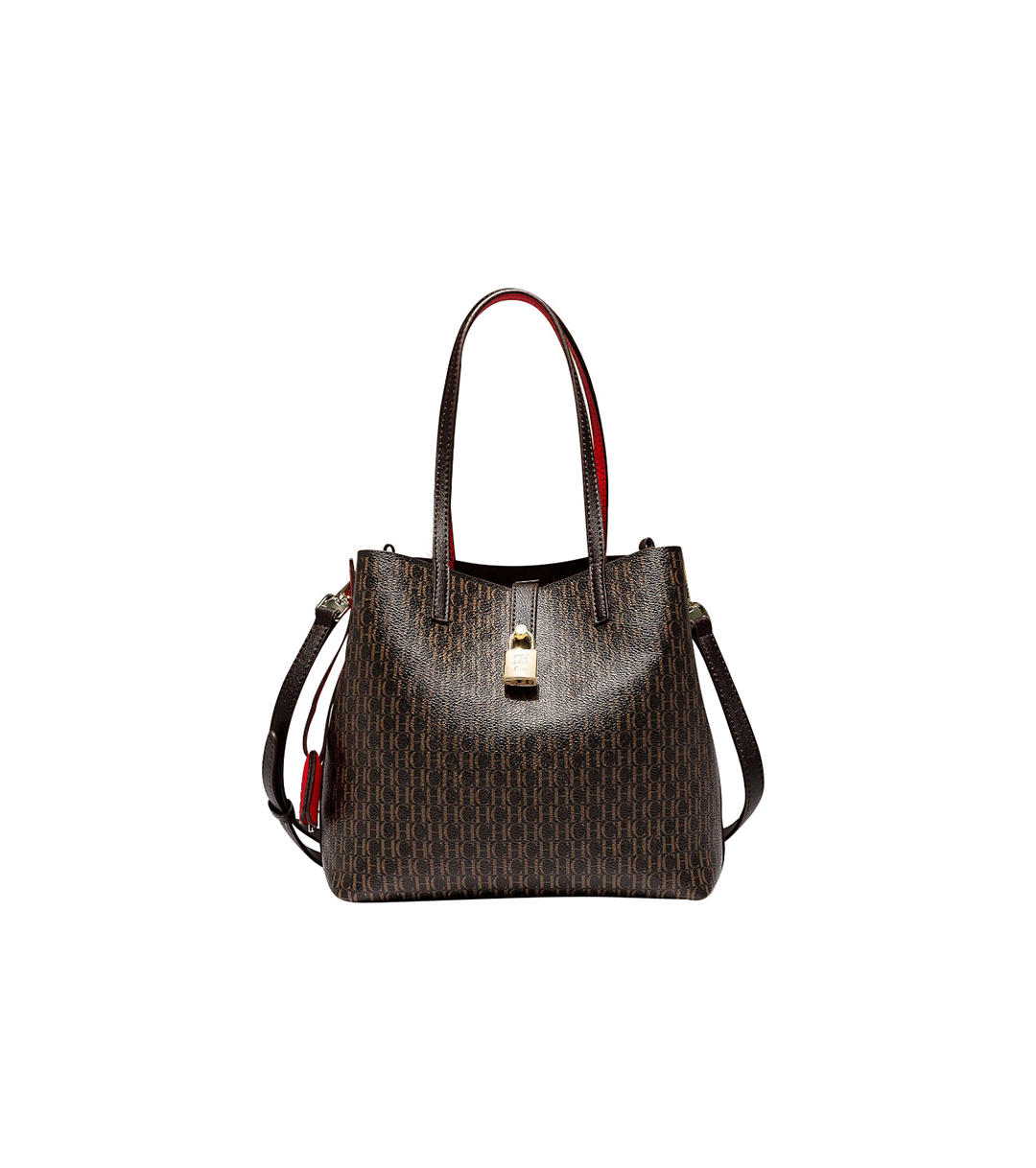 Premium Versatile Leather Crossbody Bag Ladies Large Capacity Daily Commuter Tote Bag Letter Print Design Ladies Fashio
