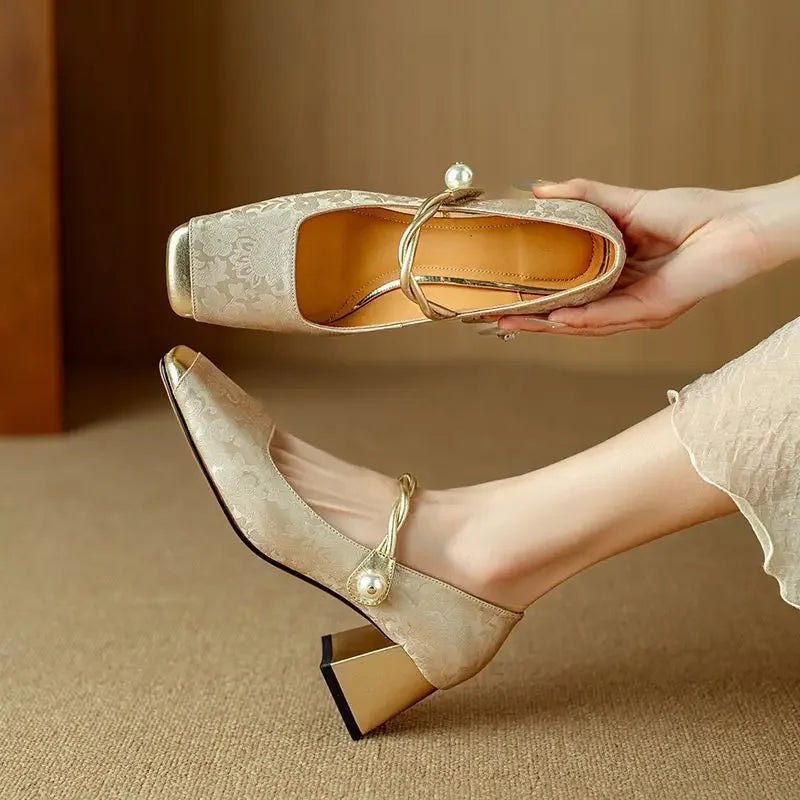 Sweet Mary Spring Flat Shoes Women's Footwear Midsole Soft Sole Comfortable Breathable Ladies Shoes