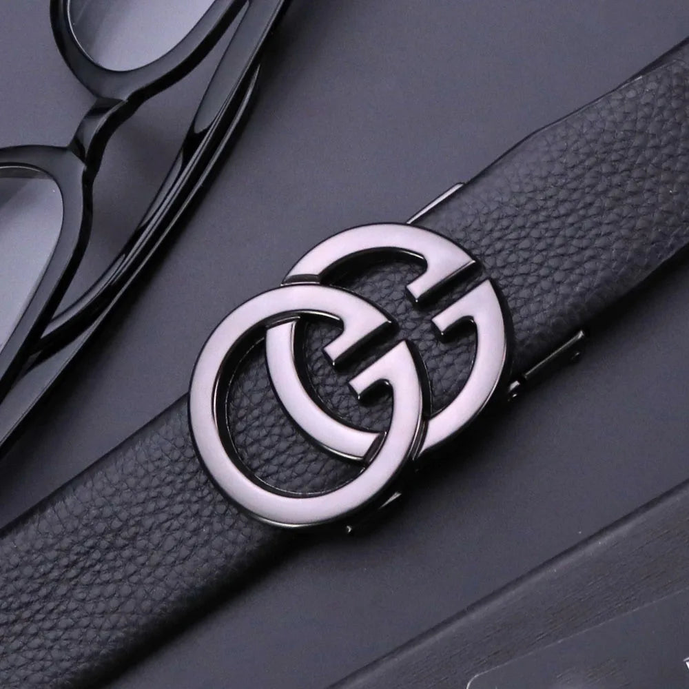 Business Men Belts Luxury Brand Famous Genuine Leather Male Belts for Women High Quality Designers Double G Buckle jeans Strap Natalia Home Fashion Natalia Home Fashion