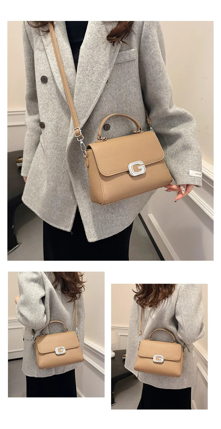 Women's Premium Minimalist Tote Bag - Stylish Shoulder/Crossbody Bag, Classic Large Capacity for Commuting