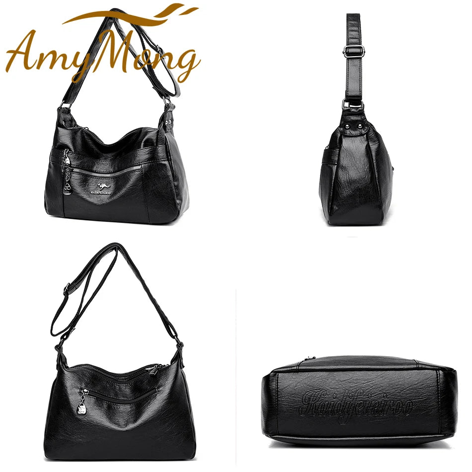 Genuine Brand Leather Sac Luxury Handbags Purses Women Bags Designer Shoulder Crossbody Messenger Bags Female Hand Bag