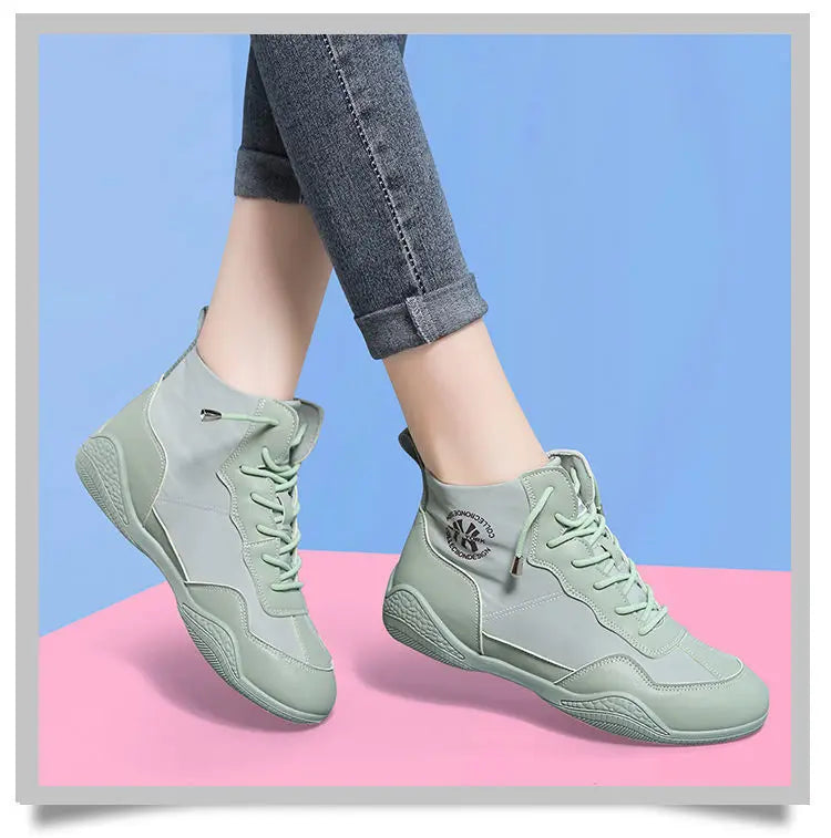 Spring Summer High-top Canvas Shoes Thin Breathable All-match Korean Shoes Trend Women Sneakers