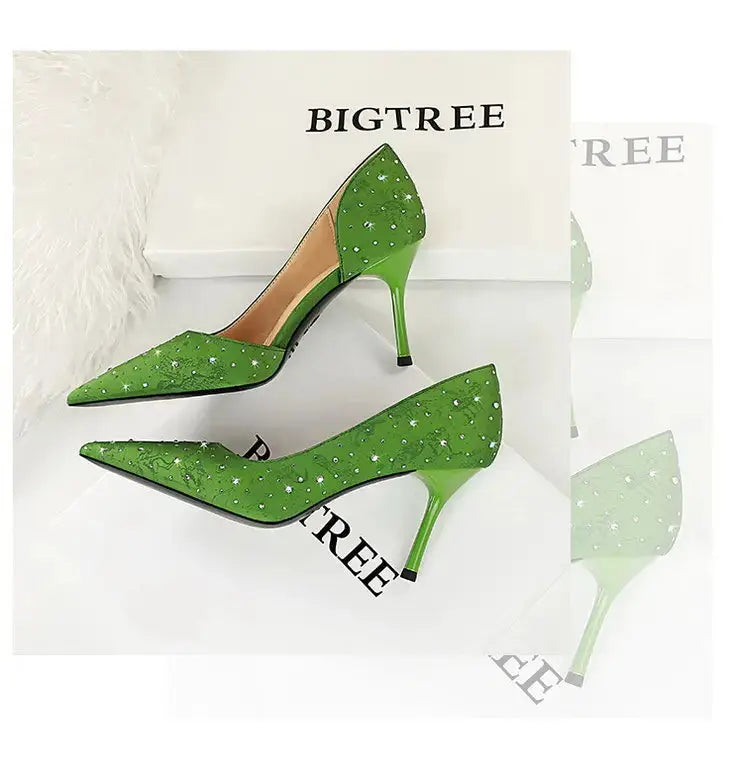 Stiletto High Heels Pointed Toe Pumps Party Wedding Shoes My Store