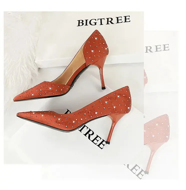 Stiletto High Heels Pointed Toe Pumps Party Wedding Shoes My Store