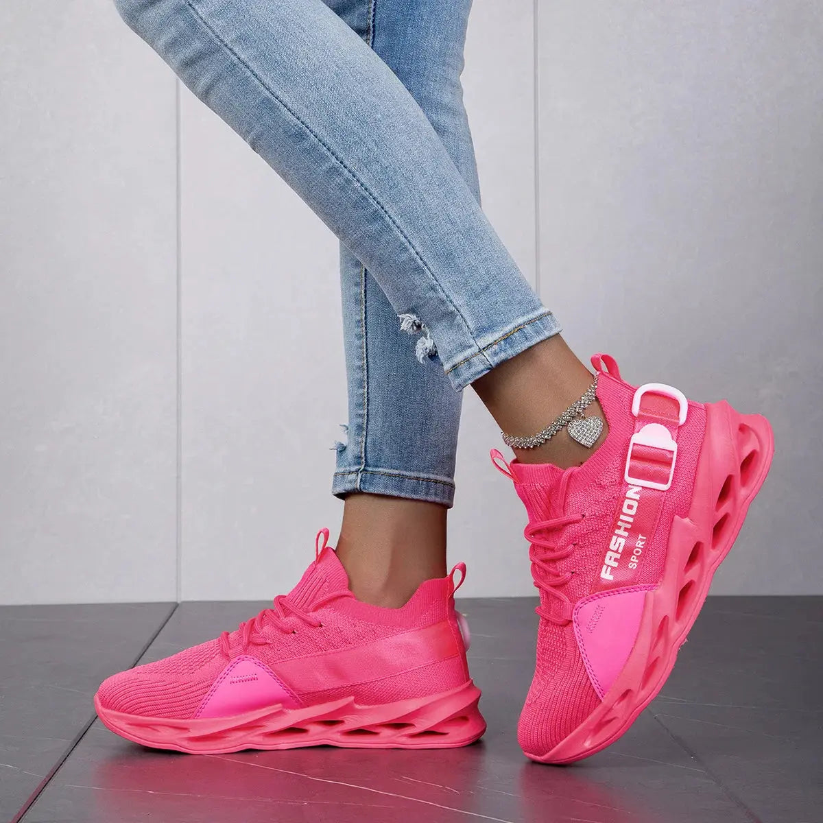 Trendy Pink Running Shoes Women Walking Sneakers Breathable Women's Sports Shoes Lightweight Women's Sneakers Outdoor Tennis Men Natalia Home Fashion Natalia Home Fashion