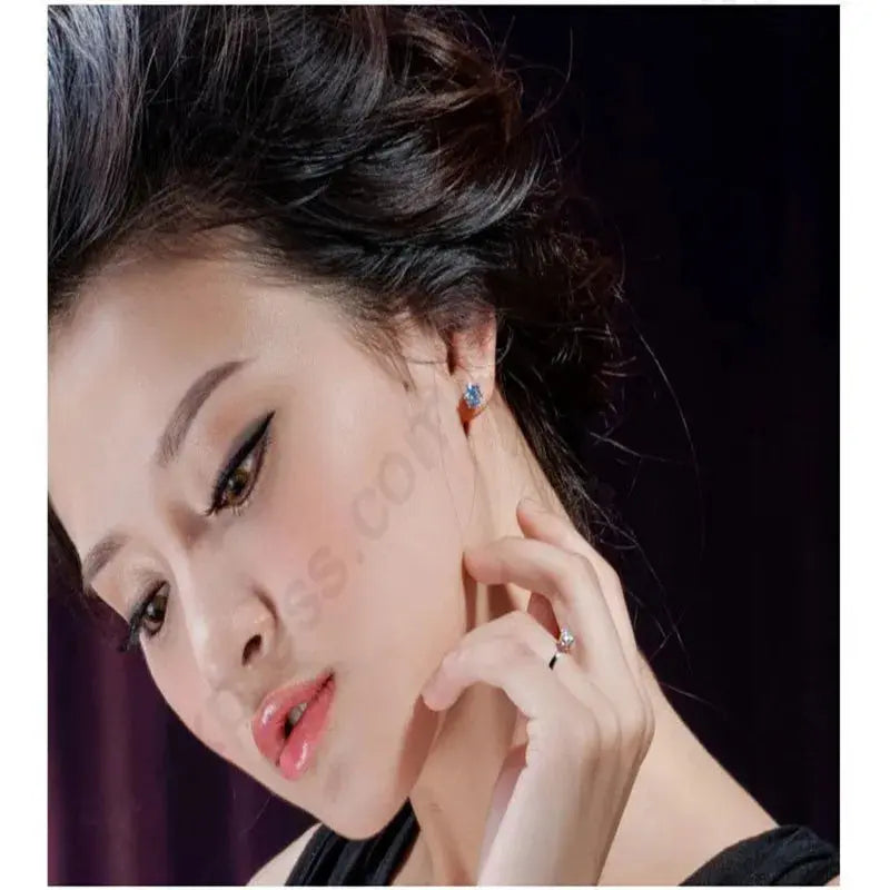 Elegant Classic Real 925 Sterling Silver Finger Rings Jewelry Crystal Cubic Zircons 6 Claws Women Engagement / Wedding Ring Natalia Home Fashion Natalia Home Fashion