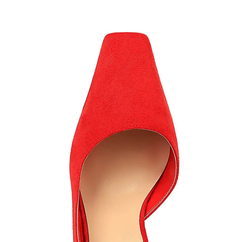 Women 10.5 Cm Heels Square Head Women Pumps Block Heels Ladies Shoes Square Heel Women Shoes Fashion Party Shoes Natalia Home Fashion Natalia Home Fashion