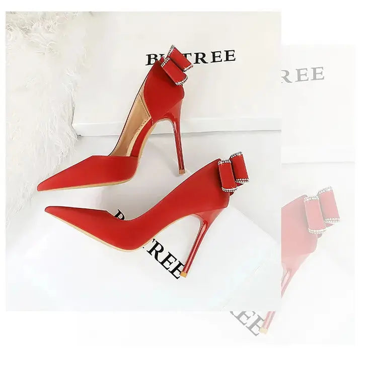 Women Footwear Pumps Shoes Point Toe High Heel Pointed Toe Dress Heeled Pump for Ladies and Women My Store