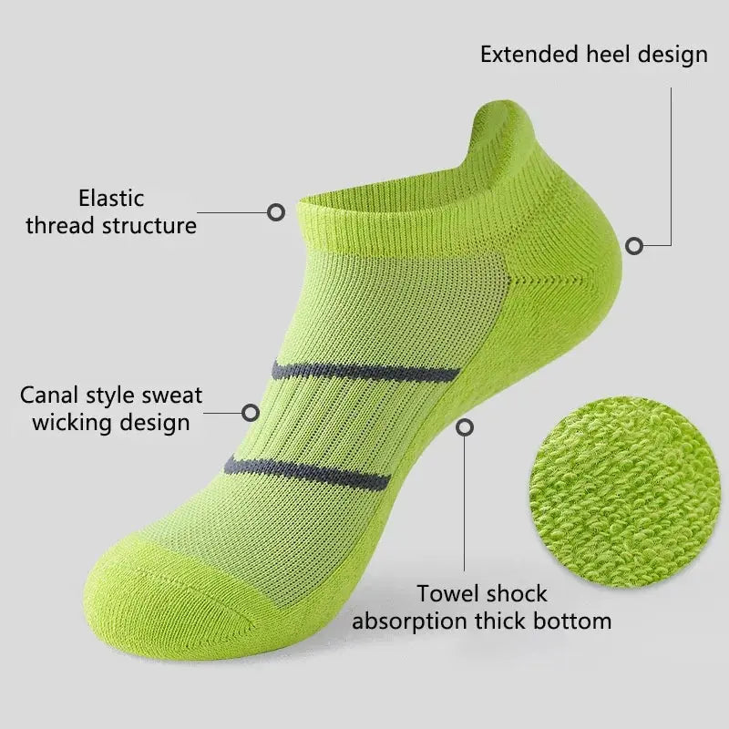 Women Running Socks Basketball Breathable Anti Slip Sport Cycling Walking Women Outdoor Sock Cotton Athletic No Sweat Sock Natalia Home Fashion Natalia Home Fashion