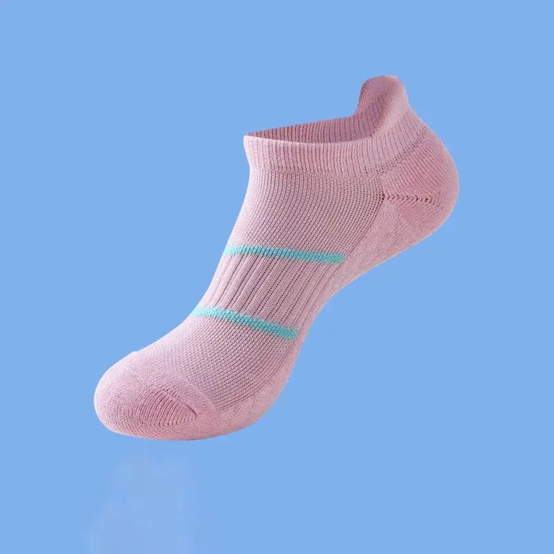 Women Running Socks Basketball Breathable Anti Slip Sport Cycling Walking Women Outdoor Sock Cotton Athletic No Sweat Sock Natalia Home Fashion Pink-One-size-fits-all Natalia Home Fashion