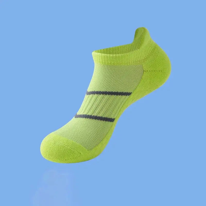 Women Running Socks Basketball Breathable Anti Slip Sport Cycling Walking Women Outdoor Sock Cotton Athletic No Sweat Sock Natalia Home Fashion Fluorescent-Green-One-size-fits-all Natalia Home Fashion