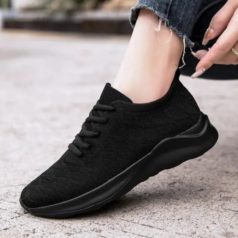 Women Shoes Knitting Sneakers Women Flat Loafers Casual Breathable Walking Sneakers Flats Walking Shoes Natalia Home Fashion Natalia Home Fashion