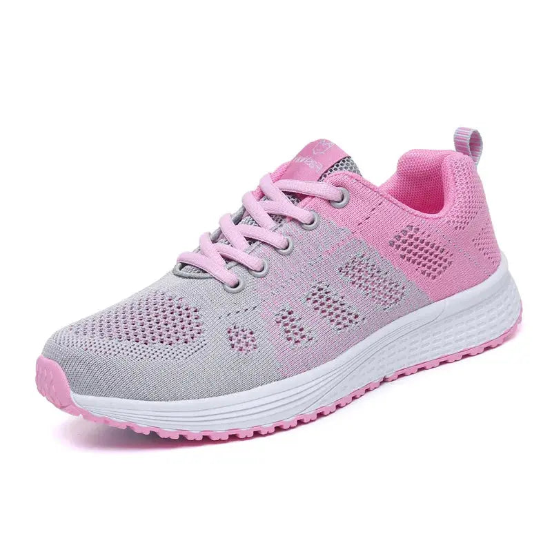 Women Shoes Summer Air Mesh Sport Aqua Shoes Outdoor Women's Quick Dry Water Shoes Sneakers unisex running shoes Natalia Home Fashion 1721Pink-grey-42 Natalia Home Fashion