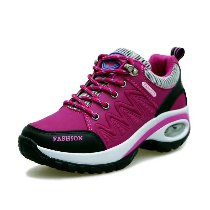 Women Sports Shoes Platform Sneakers Fashion Outdoor Hiking Non-Slip Casual Shoes Low Top Running Shoes Women Footwear Natalia Home Fashion rose-red-42 Natalia Home Fashion