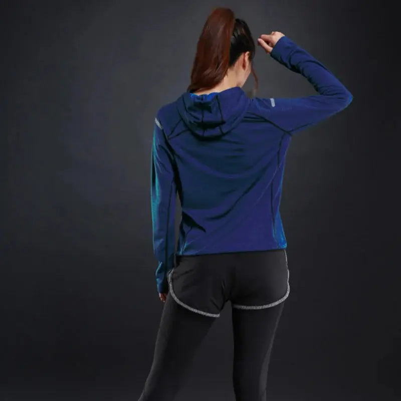 Women's Jacket Hoodies Long Sleeve T-shirts Running Training Clothes Quick Dry Breathable Sports T Shirt For Women Natalia Home Fashion Natalia Home Fashion