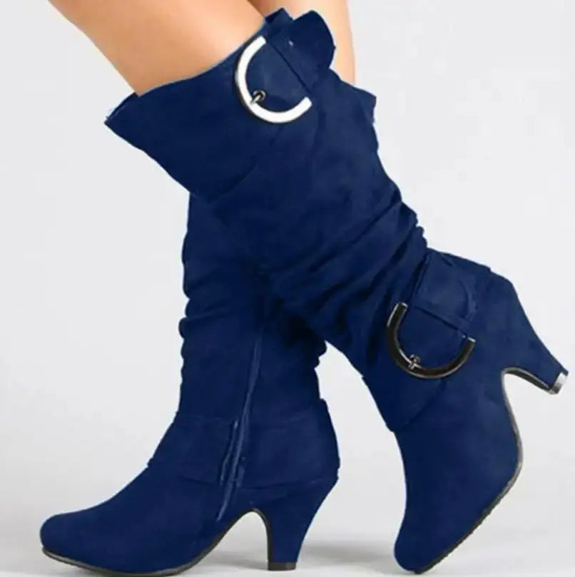 Women's large size casual calf boots Wholesale Fashionable Women Booties My Store