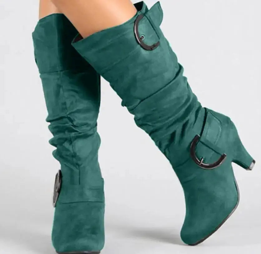 Women's large size casual calf boots Wholesale Fashionable Women Booties My Store