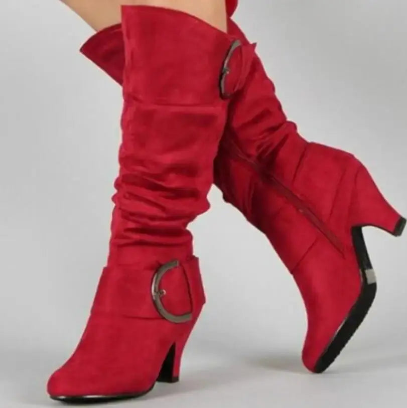 Women's large size casual calf boots Wholesale Fashionable Women Booties My Store