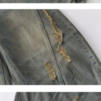 Retro High Street Wide Leg Denim Jeans Women Summer Wasteland High Waist Loose Straight Long Trousers Natalia Home Fashion    Natalia Home Fashion