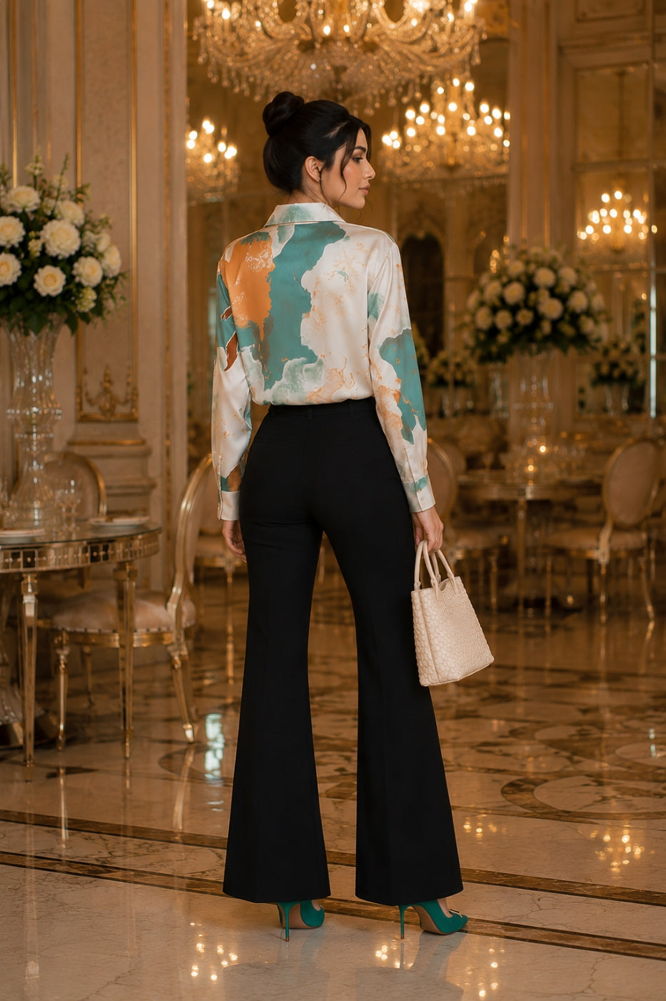 Casual Loose Long Sleeve Shirt for Women Korean Style Blouse Tops