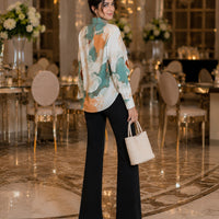 Casual Loose Long Sleeve Shirt for Women Korean Style Blouse Tops
