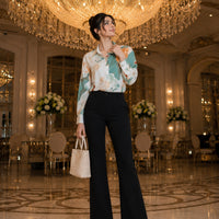Casual Loose Long Sleeve Shirt for Women Korean Style Blouse Tops