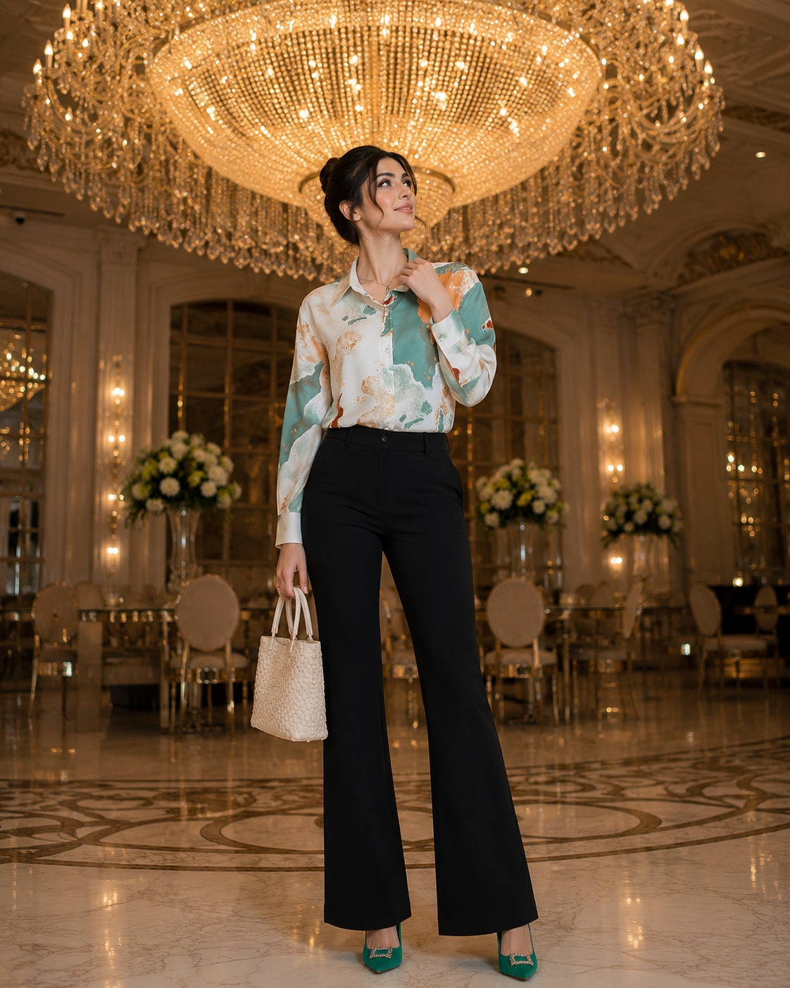 Casual Loose Long Sleeve Shirt for Women Korean Style Blouse Tops