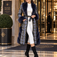 Soft Warm Luxury Wool Double Sided Sheepskin Fur Jacket Winter Women Genuine Sheep Shearling Leather Trench Coat Natalia Home Fashion    Natalia Home Fashion